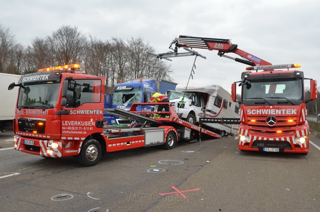 Schwerer VU A 1 Rich Saarbruecken kurz vor AK Leverkusen P207.JPG - Miklos Laubert